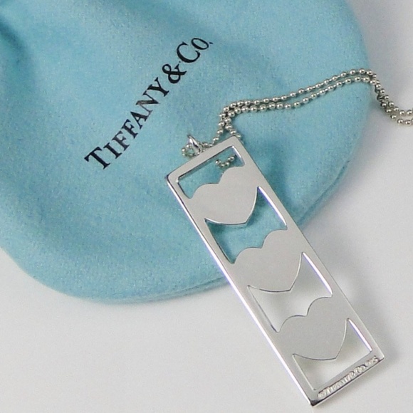 Tiffany & Co. Jewelry - *RARE&RETIRED Tiffany&Co. 925 Three Heart Necklace